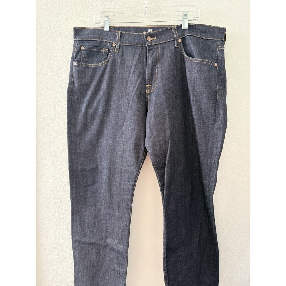 7 For All Mankind Carsen Jeans Mens 38 Dark Wash Stretch Denim Straight Fit